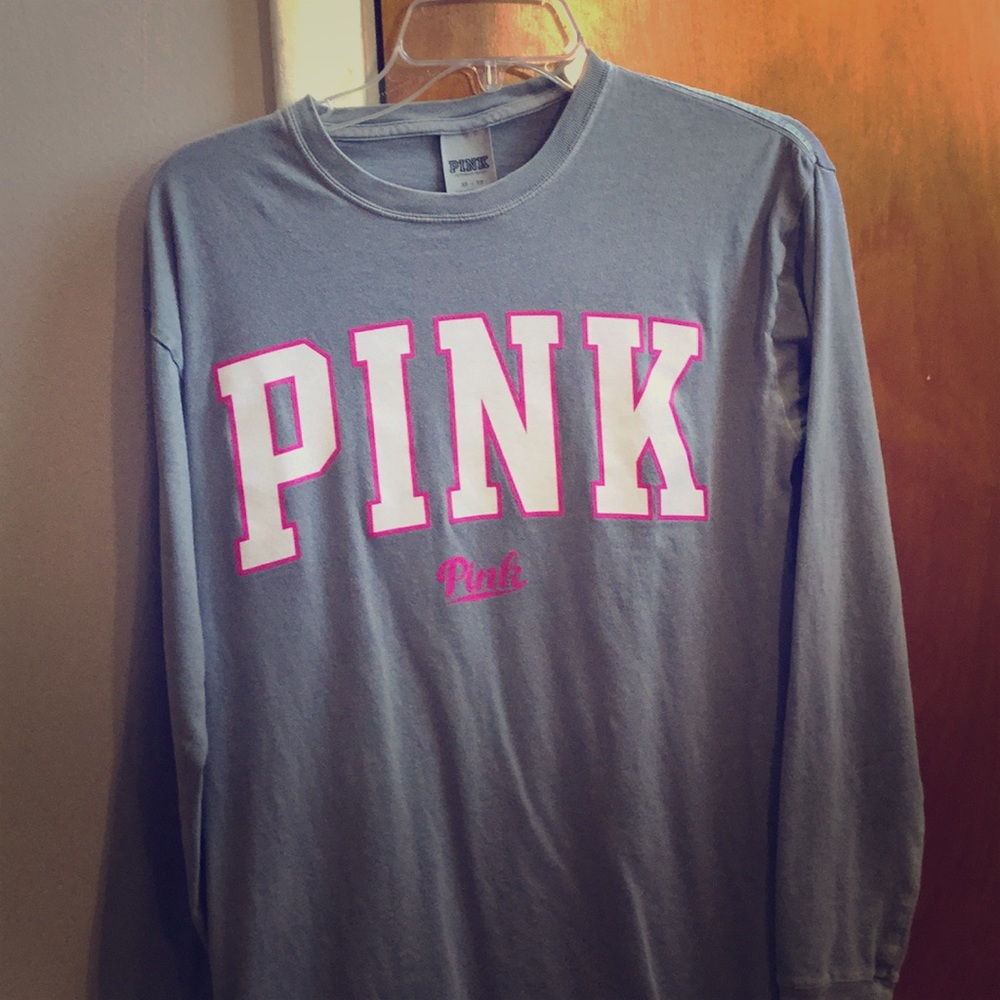 PINK log sleeve tee